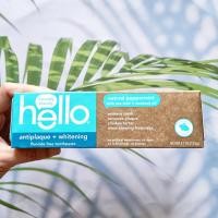 ราคา ยาสีฟัน Antiplaque Whitening Fluoride Free Toothpaste Natural Peppermint 133 g Hello ป้องกันคราบพลัค ไวท์เทนนิ่งฟลูออไรด์ (10019242481)