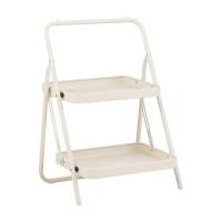 ราคา INDEX LIVING MALL ชั้นวางของ 2 ชั้นพับเก็บได้ รุ่นไอด้า สีขาวงาช้าง (19298939519)