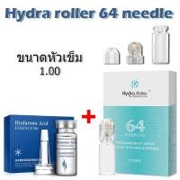 ราคา ไฮดราโรลเลอร์ ลูกกลิ้งรักษาหลุมสิว ใส่เซรั่มได้ ทำโบหน้าเงา HYDRA Roller 64 needle BIOAQUA ไฮยาเซรั่ม 10 ขวด (17049493736)