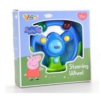ราคา Peppa Pig Steering Wheel Music Light ของเล่น หัดขับรถ รูปพวงมาลัย สำหรับเด็ก (21399444532)