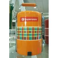 ราคา ปิ่นโตกลม 5 นิ้ว 3ชั้นซุปเปอร์แวร์ ลายยับแซบทู ซุุปเปอร์แวร์เกรดA เมลามีน100 ตรานกเพนกวิน superware onanong2410 (1184838268)