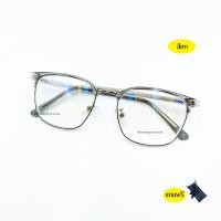 ราคา แว่นสายตาสั้น ยาว แว่นทรงเหลี่ยม กรองแสงสีฟ้า กรองแสงคอม มือถือ10681 (16921336024)