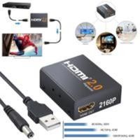 ราคา New 4K 3D 2160P HDMI 2 0 Repeater HDMI Signal Amplifier Extender Booster Adapter (345153247)