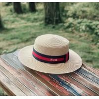 ราคา Boater hat with name (22626236549)