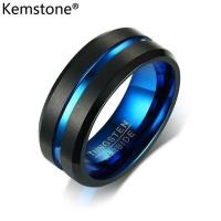 ราคา Kemstone ทังสเตนชุบทองแหวนเหล็กทังสเตน8มม สำหรับผู้ชายแหวนแฟชั่นเครื่องประดับแหวนเหล็กทังสเตนของขวัญ (22029642577)