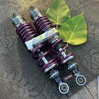 ราคา โช๊คหลังโชบิ CHOBI สติ๊กเกอร์GAZI เวฟ WAVE ดรีม 300 320MM ปรับสปริงได้ สปริงใหญ่ โช๊คหลังเวฟ โช๊คโชบิ (22507091673)