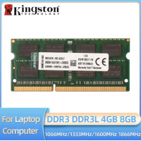 ราคา Kingston portable DDR3L dual channel DDR3 8GB 4GB 1066Mhz 1333Mhz 1600Mhz 1866Mhz SO DIMM 10600 12800 (21334432436)