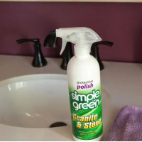 ราคา น้ำยาทำความสะอาดหินอ่อน น้ำยาเคลือบเงาพื้นหินอ่อน SIMPLE GREEN NO 03024 03025 Granite Stone Cleaner Polish 24oz Trigger (12860049640)