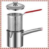 ราคา KSIC 1 Set Deep Fryer Pot Small Fryer Pot Multipurpose Stainless Steel BasketsWear Resistant PanDeep Fryer (22233122528)