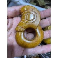 ราคา ของเก่าหยกของสะสมของเก่าเบ็ดเตล็ดวัฒนธรรม Hongshanหมูหยกที่จับมังกรชิ้นแขวนงานฝีมือโบราณและงานฝีมือเก่า (20475366141)