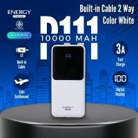ราคา Energy Premium EP P111พาเวอร์แบงค์ Built in Cable 2 Way PD ความจุ 10000mah (21278577656)