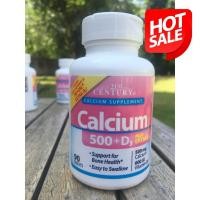 ราคา 80 OFF ราคา Sale EXP 04 2024 แคลเซียม วิตามินดีสาม Calcium 500 mg Extra D3 600IU 90 Tablets Easy to Swallow 21st Century (21498815960)