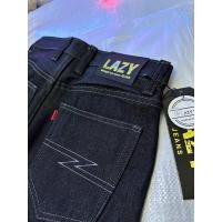 ราคา กางเกงLazy 14oz ผ้าดิบ มิดไนท์ด้ายเทาของแท้ (22524307338)