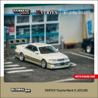 ราคา Tarmac Works 1 64 GLOBAL64 VERTEX Toyota Mark II JZX100 White Metallic T64G 024 WH (22060787510)