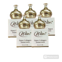 ราคา 5 กล่อง 12 กรัม Wise Nano collagen SPF50 PA ไวซ์ กันแดดนาโนคอลลาเจน 12 กรัม กันแดดผิวหน้า กันแดดคอลลาเจน กันแดดนาโน หน้าเนียนสว่างใส (22409935409)