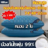 ราคา Hilton หมอน Talulla หมอนยางพารา หมอนหนุนสุดพิเศษ 100 แท้ ซื้อ 1 แถม 1 สัมผัสนุ่มแบบ 3D 75 50CM ไม่มีกลิ่นอับ บรรเทาอาการนอนกรน กันไรฝุ่น หมอนหนุนเพื่อสุขภาพ หมอน โรงแรม 5 ดาว หมอนยางพาราแท้ หมอน Oute 