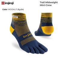 ราคา INJINJI ถุงเท้าวิ่ง แยกนิ้ว INJINJI TRAIL MIDWEIGHT MINI CREW COOLMAX MOONLIT รุ่นวิ่งเทรล ข้อสั้น สีน้ำเงิน ของแท้ (20453004815)