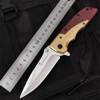 ราคา BROWNING มีดพับ มีดพับยุทธวิธี folding knife มีดพับด้ามไม้ มีดพก มีดเดินป่า แค้มป์และเดินป่า มีดพับกลางแจ้ง มีดพกพา มีดปอกผลไม้ มีความแข็งแรงสูง ใบมีดคมๆ จับถนัดมือ มีดพับสแตนเล (19254196071)