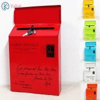 ราคา Valink ตัวล็อคเหล็กกล่องจดหมาย Vintage กล่องจดหมายติดผนัง Mail ไปรษณีย์จดหมายกล่องหนังสือพิมพ์ (8073252916)