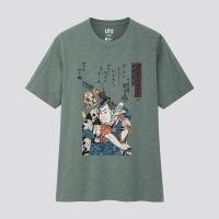 ราคา Uniqlo เสื้อยืดแขนสั้นพิมพ์ลาย Edo Ukiyo E สําหรับผู้ชายและผู้หญิง 425626 Uniqlo (16194794992)
