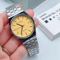 ราคา New นาฬิกาข้อมือผู้หญิง นาฬิกาผู้ชาย สีดำ นาฬิกาแฟชั่น casio สีใหม่ มีวันที่ กันน้ำ ขนาด 38 มม สายสแตนเลส สุดฮิต เรียบหรู มีถ่านสำรองแถม (22142338851)