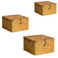 ราคา TT GLASSES ฝาปิดฝา ตะกร้าสานใส่ของ ผ้าทอมือ สี่เหลี่ยมมุมฉาก กล่องเก็บของพร้อมฝาปิด ลดกระหน่ำ หวายสานทอ ตู้เสื้อผ้าในตู้เสื้อผ้า ห้องนั่งเล่นในห้องนั่งเล่น (21826074102)