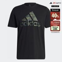 ราคา adidas ไลฟ์สไตล์ เสื้อยืดพิมพ์ลายพราง Essentials ผู้ชาย สีดำ HL6934 (22433877462)