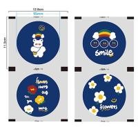 ราคา ฟิล์มซีลฝาแก้ว 3000ดวง milk tea lovers ฟิล์มปิดฝาแก้วชานมไข่มุก ฟิล์มฝาแก้วพลาสติก ลายการ์ตูน (22189812376)