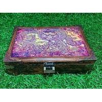ราคา กล่องไม้ใส่ตัง กล่องไม้วินเทจ กล่องลายไทย กล่องไม้โบราณ กล่องไม้ล็อค Wooden Box กล่องไม้ลายไทย กล่องพญานาค กล่องไม้ ขนาด23X15X8 cm ซม (11356132489)