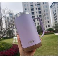 ราคา แก้วกาแฟ TYESOS แก้วมีหูจับ แก้วน้ำเก็บอุณหภูมิร้อน เย็น ขนาด400ml แก้วยกดื่มมีฝาปิดแบบสไลด์ แก้วมัค น่ารัก หูจับ ฝาปิด เก็บร้อน เย็น พกพา (18732567540)