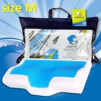 ราคา LOMAFLY หมอน เจลเย็น Memory foam เย็นสบาย ทรงปีกผีเสื้อ เว้าช่วงคอ หมอนหนุน หมอนเพื่อสุขภาพ Dกว่า หมอนยางพารา Healthy Pillow Cool Gel (2684230771)