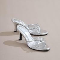 ราคา 25twentyfives LA รองเท้าส้นสูงแต่งโบว์ สูง3นิ้ว wila shoes (22584753667)