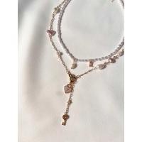 ราคา Lock love necklace สร้อยกุญแจหัวใจ love lock vadaa craftroom (22001343461)