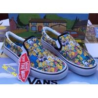 ราคา Vans slip on simpson รองเท้าผ้าใบแบบสวมพร้อมกล่อง (14307595227)