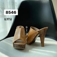 ราคา รองเท้าส้นสูง 5 นิ้ว พื้นหน้า 1 5 นิ้ว เก็บหน้าเท้าได้ดี 8546 (20811622690)