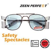 ราคา แว่นเซฟตี้ Side Guard กรอบโลหะ กรอบหน้า AO Style High Quality Metal Frame Safety Side Guard Glasses AO Design Optical Changing Lens (17998981703)