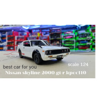 ราคา โมเดลรถ nissan skyline 2000gt r kpcc110 โมเดลรถเหล็ก รถสะสม scale 1 24 สินค้ามีในกทม พร้อมส่ง (14218616571)