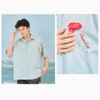 ราคา เชิ้ตลูกพับ x SEA BEACH HAWAII SHIRT C H M x CHAM HIM (22481329922)