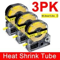 ราคา 3PKS เทปหดความร้อน EPSON ที่รองรับ Φ3 5mm 5Mm 11Mm SU11S SU5S SU5Y SU11Y SU3Y SU3W สำหรับ Epson เครื่องพิมพ์ฉลาก LW300 LW400 LW500 LW700 (17205849931)