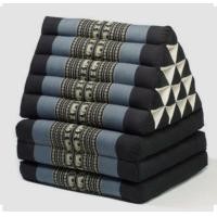 ราคา Three Fold Thai Cushion 50x167x26 cm LxWxH 100 Natural Kapok Filling Foldable Thai Mat with Triangle Cushion Headrest Thai Pillow หมอนขิด หมอนสามเหลี่ยม สิบช่องสามพับ ลายขิดผ้าไทย (22473752601)