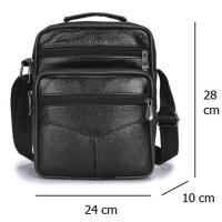 ราคา SM กระเป๋าหนังแท้ แบบสะพายไหล่ มีหูหิ้ว ใส่ IPad สำหรับสุภาพบุรุษ รุ่น MB 0510 0511 GL M3 159 MMB จากร้าน Smart Choices (21920728034)