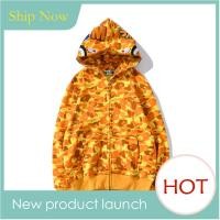 ราคา ฤดูใบไม้ร่วงและฤดูหนาวผู้ชายสบาย ๆ Hoodie ร่วม bape พรางฉลาม hoodie เสื้อกันหนาว XS 5XL (21308260741)