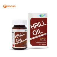 ราคา HOF Krill Oil 500mg ผลิตภัณฑ์เสริมอาหารคริลล์ ออยล์ 30 แคปซูล (16511421881)