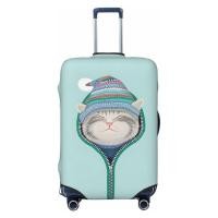 ราคา ผ้าคลุมกระเป๋าเดินทาง ป้องกันรอยขีดข่วน ลายแมวน่ารัก ขนาด Luggage Cover Cat 18 20 22 24 26 28 30 32 นิ้ว (21746541606)