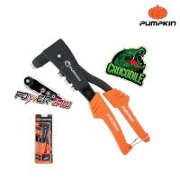 ราคา Pumpkin พัมคิน คีมย้ำรีเวท Riveter Plier ขนาด 10 นิ้ว รุ่นงานหนัก ใช้สำหรับกดและย้ำลูกรีเวท (1178632713)