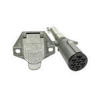 ราคา ปลั๊กไฟรถพ่วง 7 WAYS ปลั๊กไฟหางพ่วง 7 ขาแบบอลูมิเนียม ตัวผู้ ตัวเมีย (21757508520)