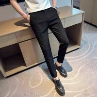 ราคา กางเกงสแลคชายเกาหลี กางเกงสแลคชายผ้ายืด กางเกง ผู้ชาย ผอมเพรียว ผ้าคุณภาพสูง (21766153949)