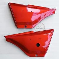 ราคา สีแดงบรอนด์ เซ็ตคู่ ฝากระเป๋า ฝาข้าง ฝาพลาสติก สำหรับ KAWASAKI GTO MACH 4 GTO M4 K SC 0003 K SC 0004 งานใหม่ คุณภาพดี (21575406787)