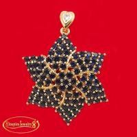 ราคา Inspire Jewelry จี้พลอย Sapphire ไพลิน งานDesign จิวเวลรี่ มีหลายรูปแบบ งดงามประดับ เพชรกลมCZ ตัวเรือนหุ้มทองแท้24K ขนาด 2 4 CM (21784697960)