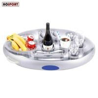 ราคา HOSPORT พองลอยเบียร์ตารางบาร์ถาดลอยผู้ถือเครื่องดื่มสระว่ายน้ำพรรคเครื่องดื่มลอยบาร์ขนมขบเคี้ยวเบียร์ถาดลอย (16282154626)